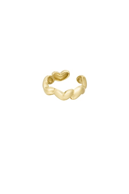 Hearts Around ring - Gold color