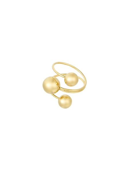 Dotty dream ring - Gold color