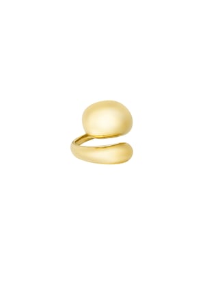 Connected soul ring - Gold color h5 Picture3