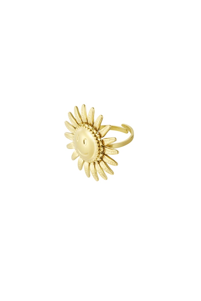 Shining Smile ring - Gold color Picture3