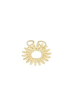 Sunny Side Up ring - Gold color h5 