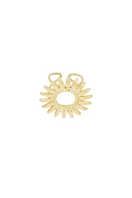 Sunny Side Up ring - Gold color 2