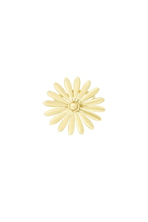 Bloomy Babe ring - Gold color h5 