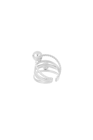 Layered Rings ring - Silver Color color h5 Picture3