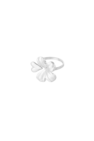 Floral Romance ring - Silver Color color h5 