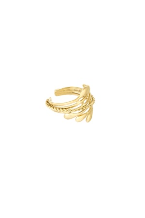 Aurora rings ring - Gold color h5 Picture3