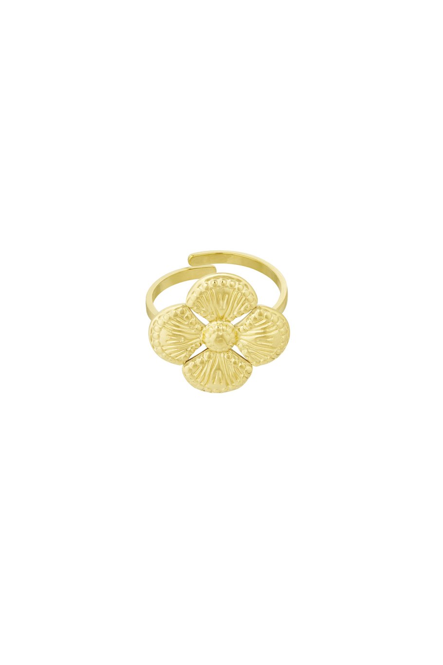 Ring Luxus Kleeblatt - Ring