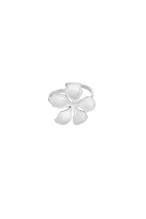 Ring glitz flower - Silver Color color h5 