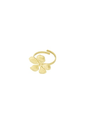 Ring Glitzerblume - Goldfarbe h5 Bild3