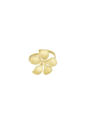 Ring Glitzerblume - Goldfarbe h5 