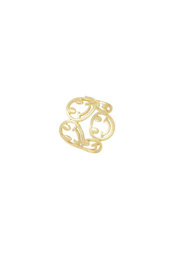 Oh Happy Day ring - Gold color Picture3