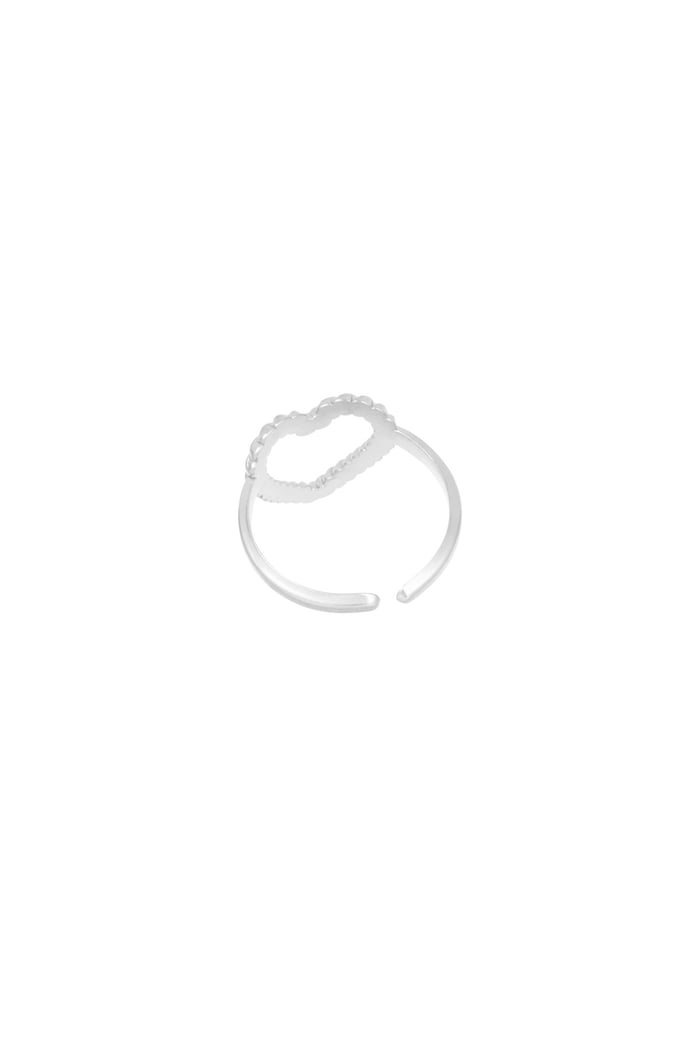 Change of Heart ring - Silver Color color Picture3