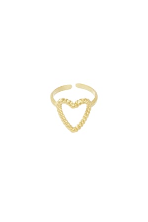 Change of Heart ring - Gold color h5 