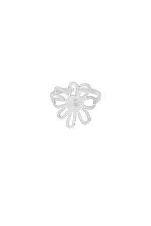 Happy Flowergirl ring - Silver Color color h5 