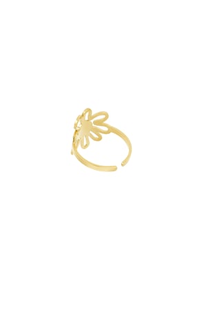 Happy Flower Girl ring - Gold color h5 Picture3