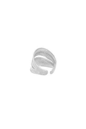 Ring twist of sparkle - Silver Color color h5 Picture4