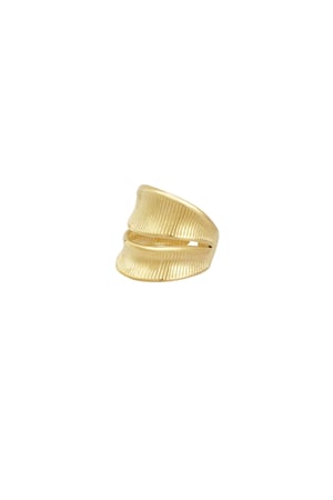 Ring twist of sparkle - Gold color h5 Picture3