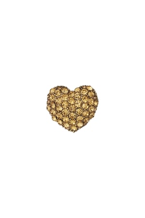 adore brooch - champagne h5 