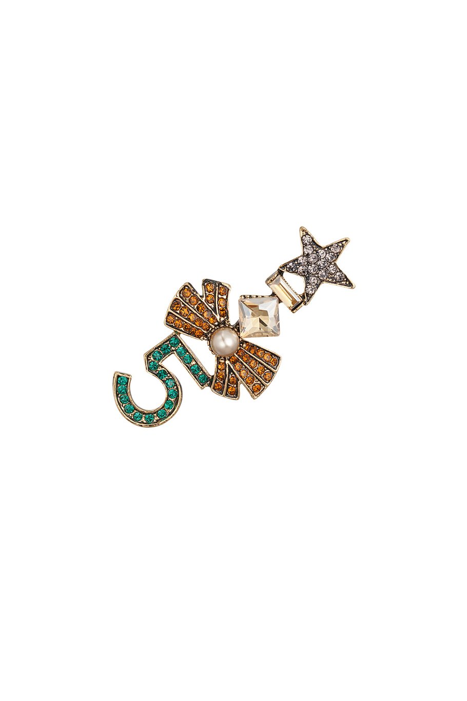 Broş no. 5 - çok renkli 