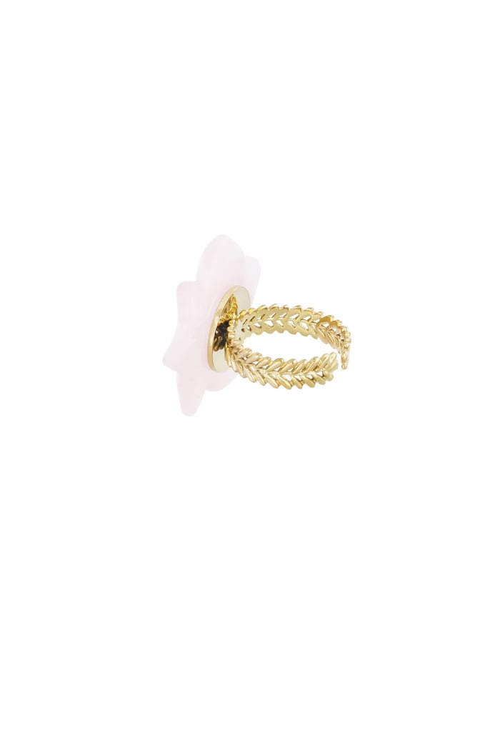 Floral bliss ring - Gold color Picture3