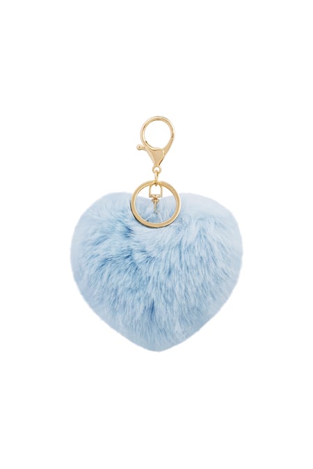 Keychain heart to fluff - Blue 2