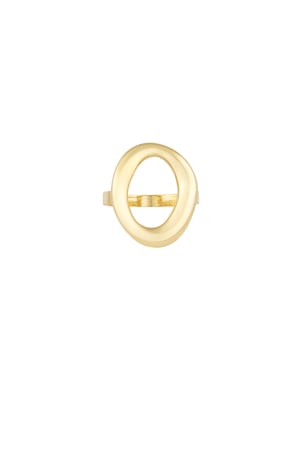 Hoop Ring - Gold color h5 