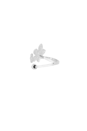 Floral delight ring - Silver color h5 Picture3