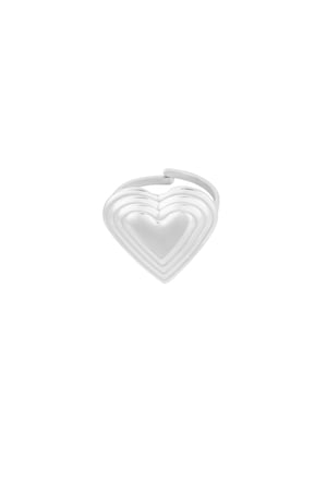 Ring with love - Silver color h5 