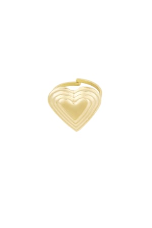 Ring with love - Gold color h5 