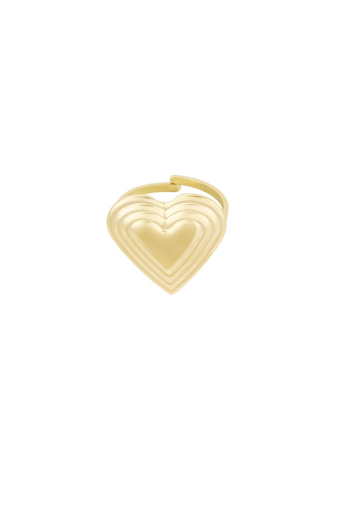 Ring with love - Gold color 