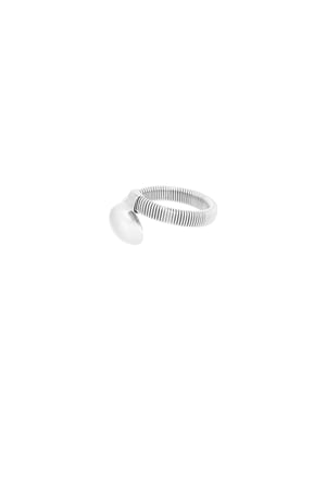 Funky dot ring - Silver color h5 Picture3