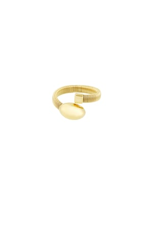 Funky Dot Ring - Goldfarben h5 