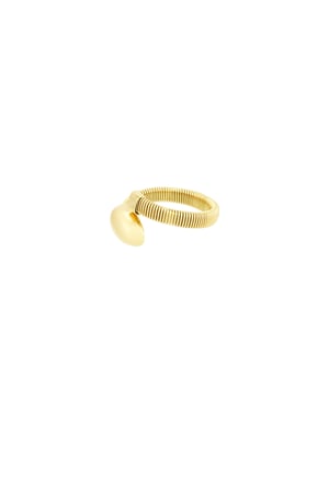 Funky Dot Ring - Goldfarben h5 Bild3