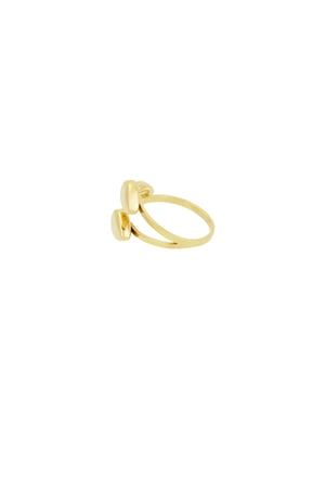 Dot trio ring - Gold color h5 Picture3