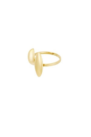 Ring diverse duo - Gold color h5 Picture3