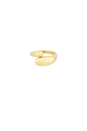 Schlichter Ring - Goldfarben h5 