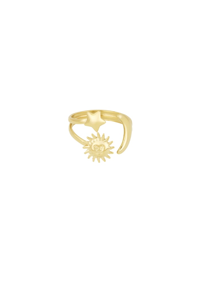 Day & night ring - Gold color 