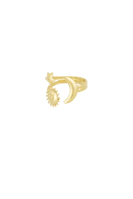 Day & night ring - Gold color 2