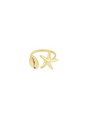 Summer vibe ring - Gold color h5 