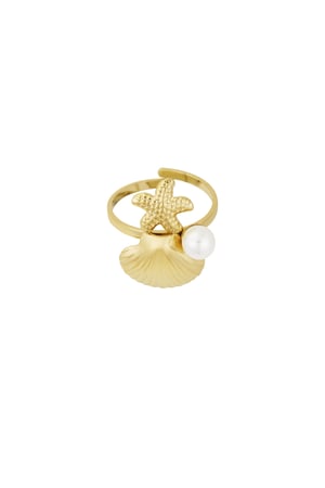 Ring sea side - Gold color h5 