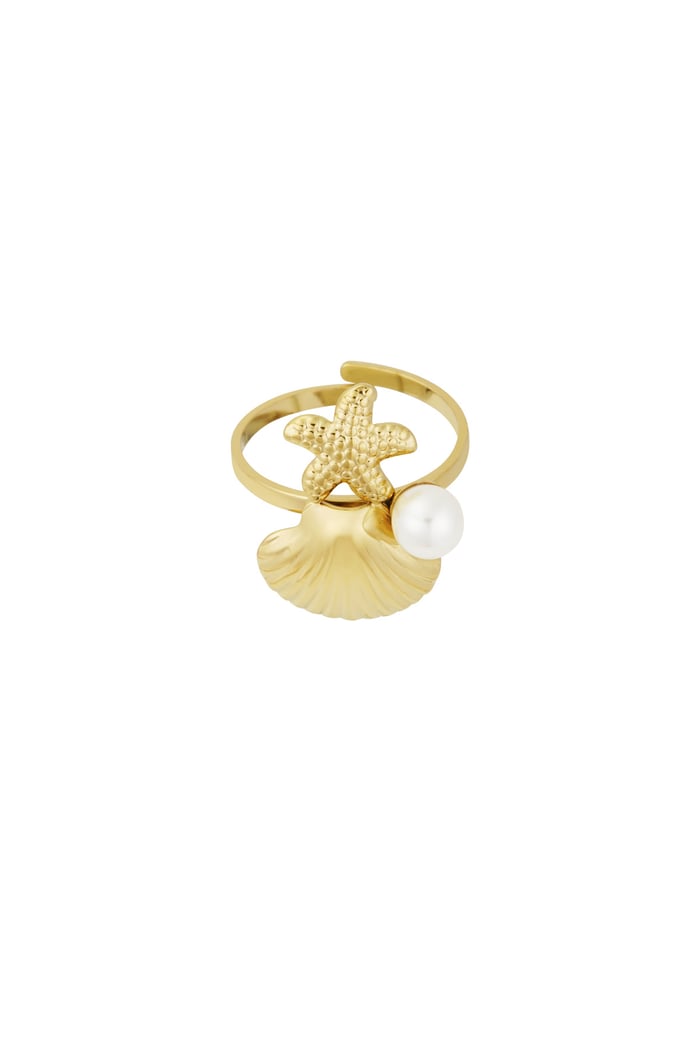 Ring sea side - Gold color 