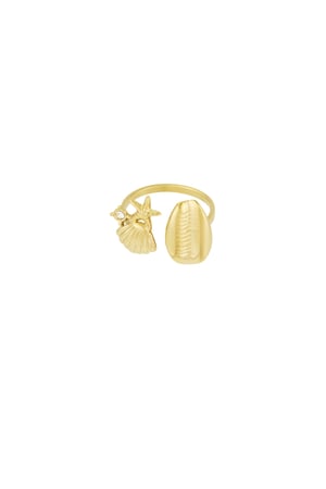 Ocean breeze ring - Gold color h5 