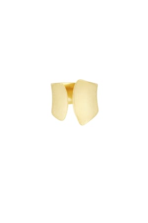 Subtle elegance ring - Gold color h5 