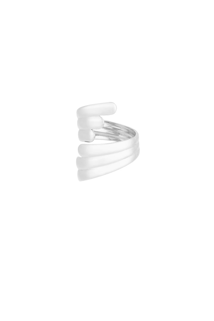 Anello soft touch - Colore argento Immagine3