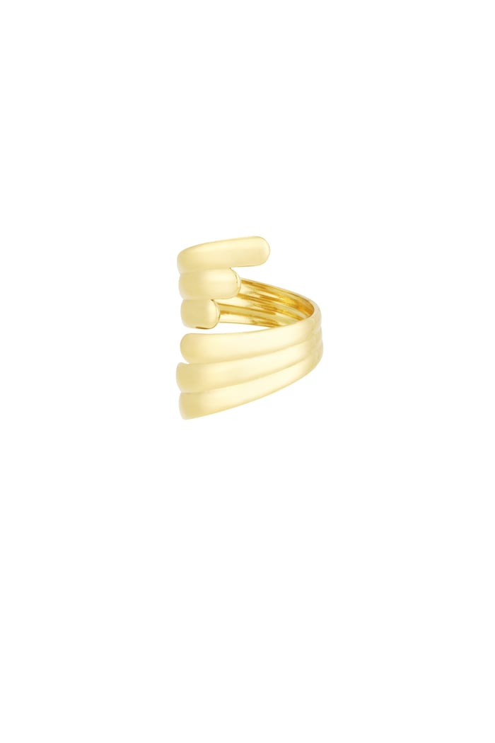 Soft touch ring - Gold color Picture3