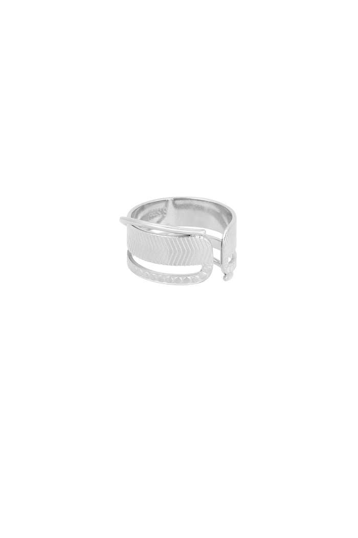 Stacked treasures ring - Silver color  Picture2