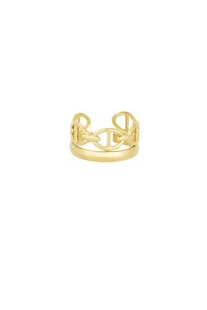 Secret wish ring - Gold color h5 