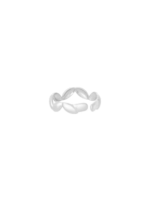 Wavy wonder ring - Silver color h5 Picture3