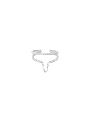 Anello Twist & Tangle - Colore argento h5 