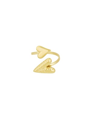 Dual affection ring - Gold color h5 